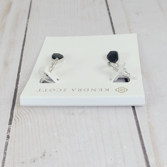 Kendra Scott black Clove Huggie Hoop Earrings - Picture 5 of 7